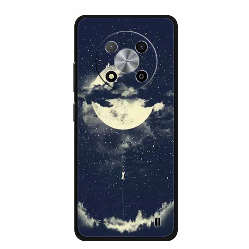 Custodia Per ZTE Blade A73 5G Lusso Morbido Silicone TPU Copri Telefono Per ZTE Blade A73 5G 7160N Cartoon Fiori Protettivi Nuovi Fundas