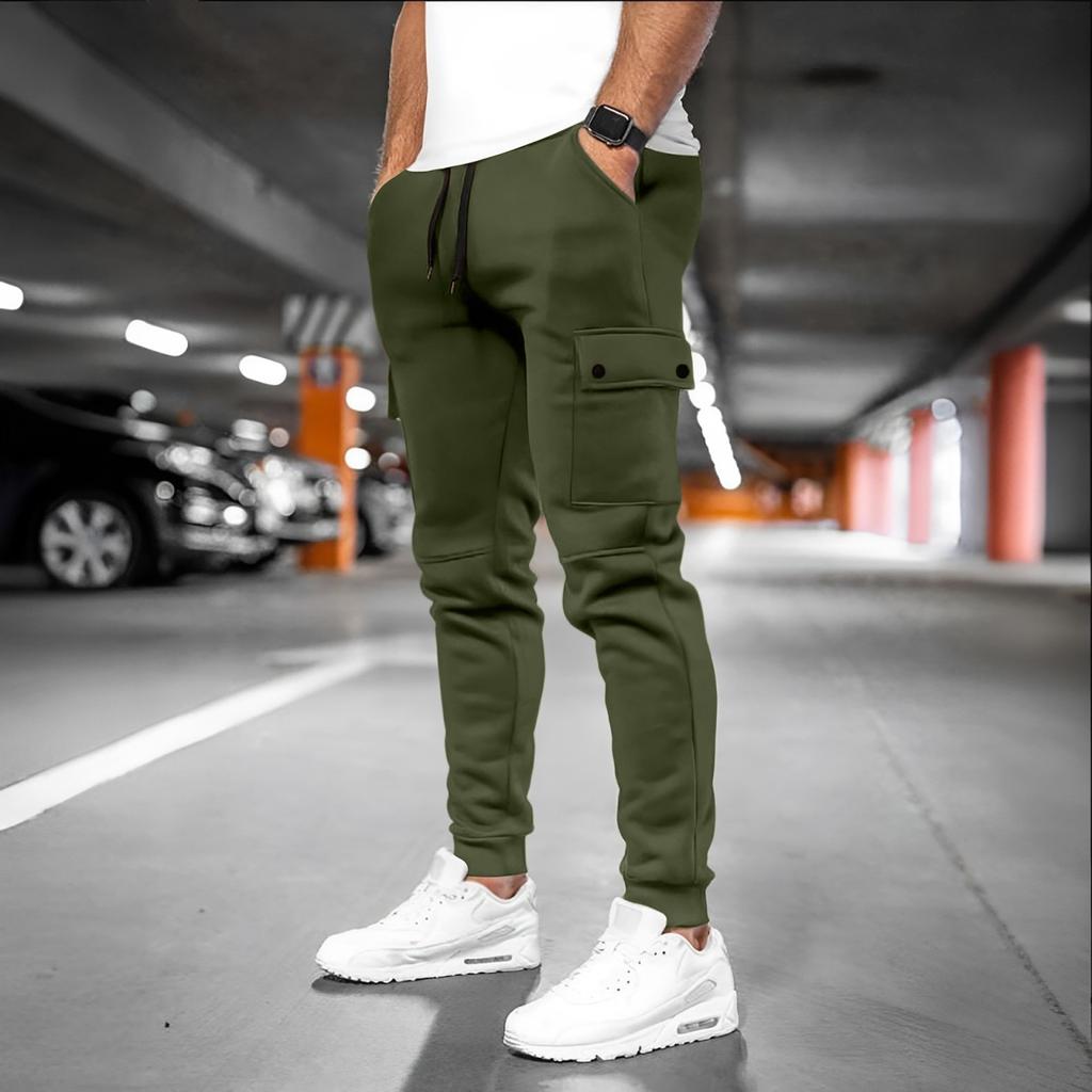 Men's Casual Loose Multi-pocket Fitness Sportswear Pants