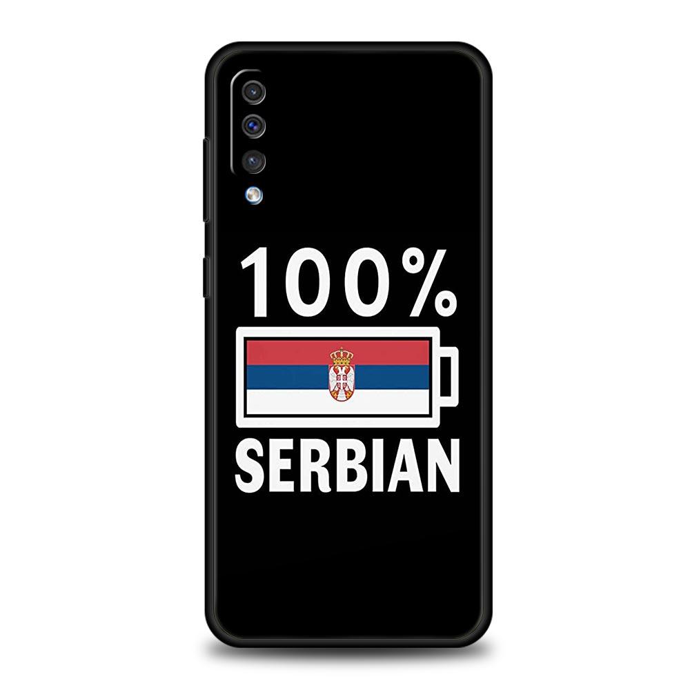 Serbia Flag Phone Case For Samsung Galaxy A12 A14 A32 A50 A70 A20E A20S A10 A10S A22 A30 A40 A34 A54 A42 A52 5G A02S A04s Cover