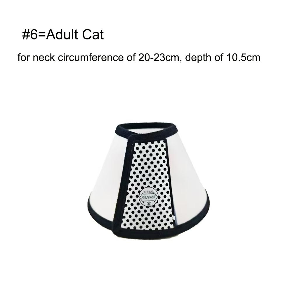 Pet Elizabeth Collar for Dogs Cats Anti-Bite Recovery Cone with Wound Healing Accessories Small To Large Puppy Grasping Ring