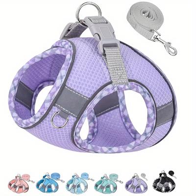 Breathable and Durable Pet Harness with Leash for Small Dogs and Cats, Easy To Use