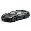 1/24 Mercedes Benz AMG ONE Racing Alloy Diecast Car Model Sound & Light Computer Host DIY Ornaments Fashion Gift for Friend Boy