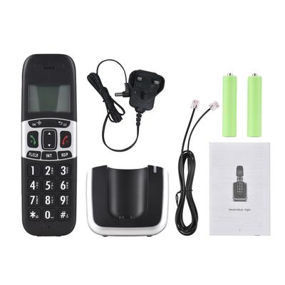 Bisofice Expandable Cordless Phone System with 3 Lines Display Support 5 Handsets Connection Call