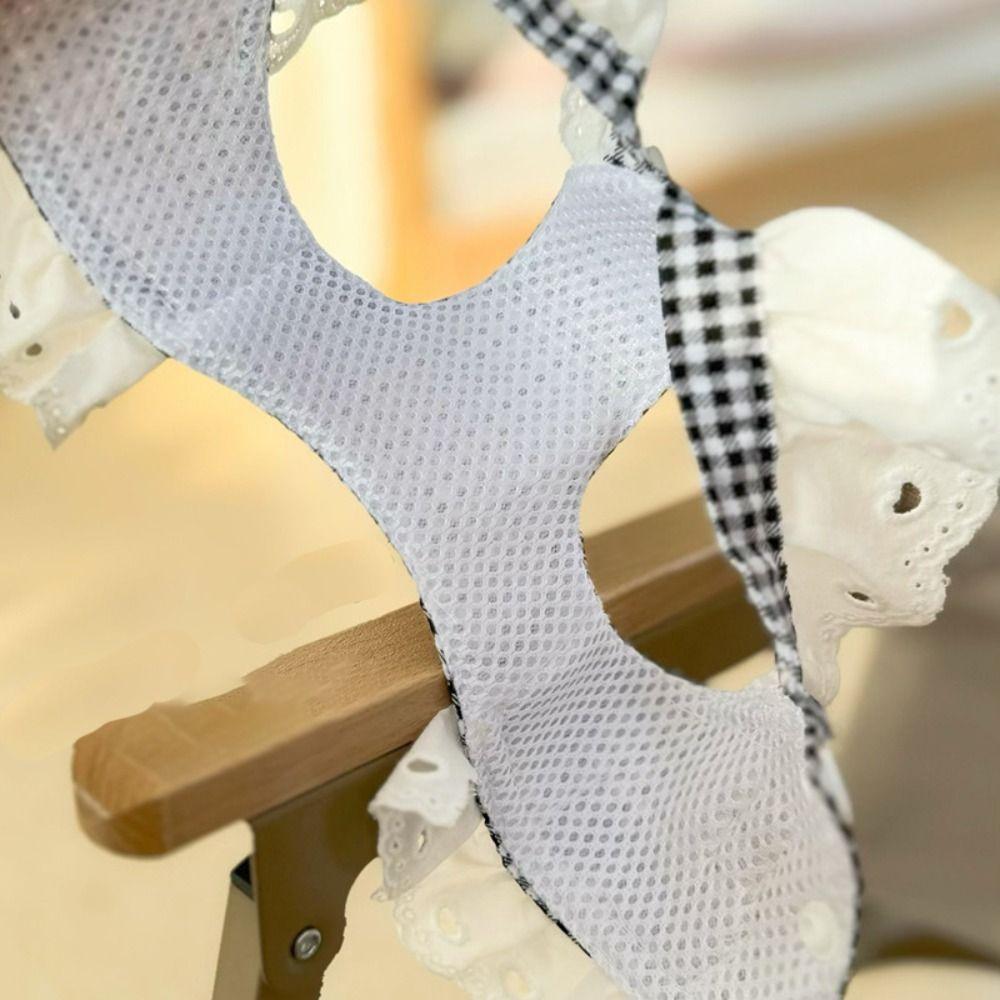 Cotton Pet Suspender Skirt Traction Buckle Breathable Cat Dog Princess Dresses Grid Pastoral Style Two Leg Dress Clothes