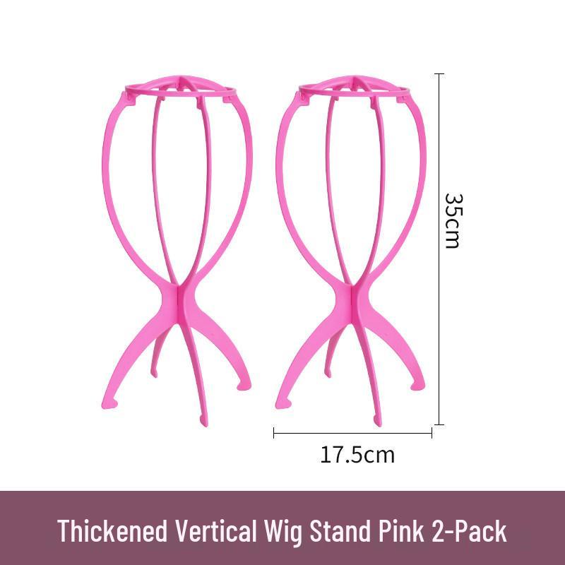Thickened Plastic Foldable Wig Stand & Hair Support Shelf
