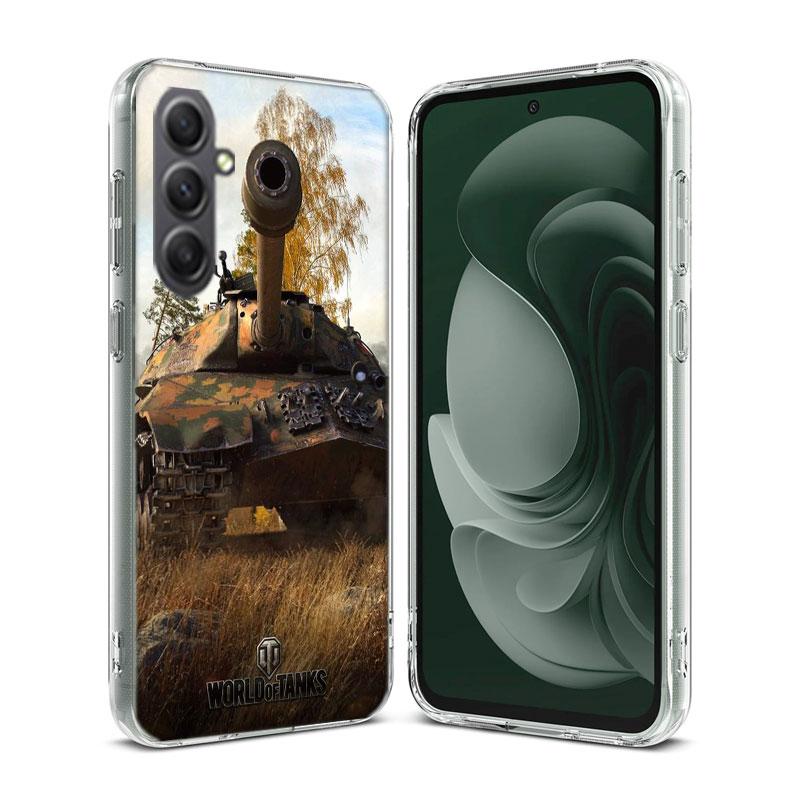 World Of Tanks Game Phone Case for Samsung Galaxy A54 A14 A24 A34 A17 A37 A57 A55 A35 A25 A15 A16 A26 A36 A56 A13 A23 A33 A53 A5