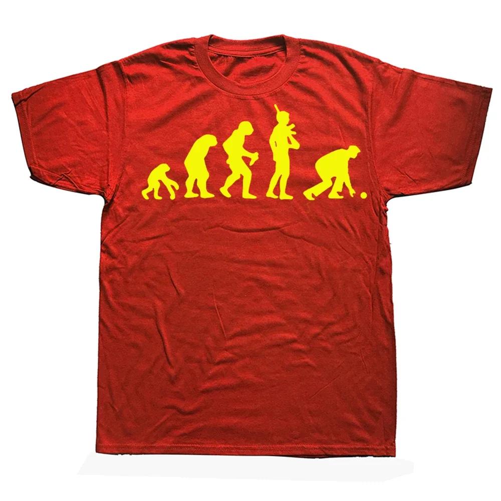 Novelty Awesome Evolution Of Lawn Bowls T shirt Bowling Streetwear Short Sleeve Birthday Gift Summer Style T-shirt Mens Clothing