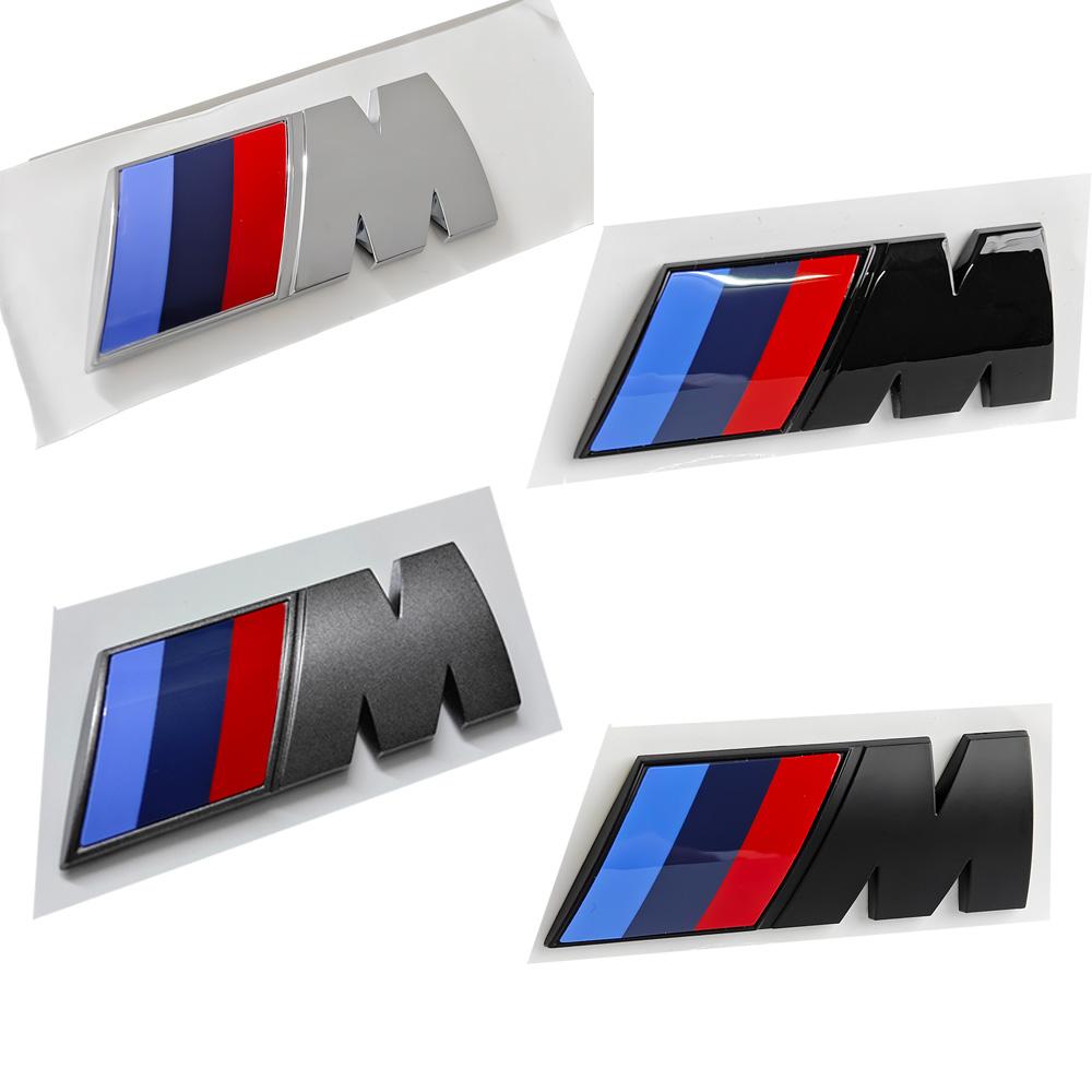 45mm 55mm 73mm 90mm For BMW M M3 M5 M6 E90 F30 E46 G20 E36 Car Fender Side Emblem Rear Trunk Badge M Logo Stickers Accessories