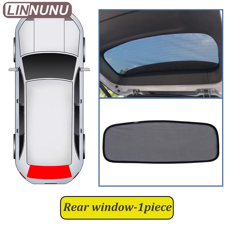 LINNUNU Car Curtain Side Windows Magnetic Sunshades Mesh Summer Sun Shade UV Protection for Geely OKAVANGO VX11 2025 Accessories