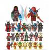 Actiefiguren 24 Stijlen Skelet Slang Monster Schurk Speelgoed Bouwstenen Set voor Kinderen Cadeau