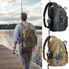 Lightweight Sling Bag with Rod Holder Shoulder Storage Bag New Fishing Gear Bag  Outdoor Fishing
