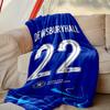 שמיכת נשכן מודפסת דיגיטלית 1 יח', שמיכת צ'לסי FC לשימוש ביתי, חמימות לכל עונה, שמיכת מתנה לחג המולד וליום האהבה