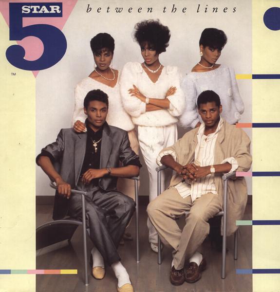 LP Record FIVE STAR Between The Lines PL71505 TENT 1987 Europe SoulFunk Used