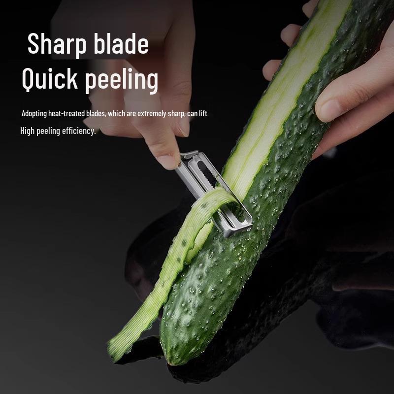 Multifunctional Stainless Steel Fruit and Vegetable Peeler and Scraper Knife