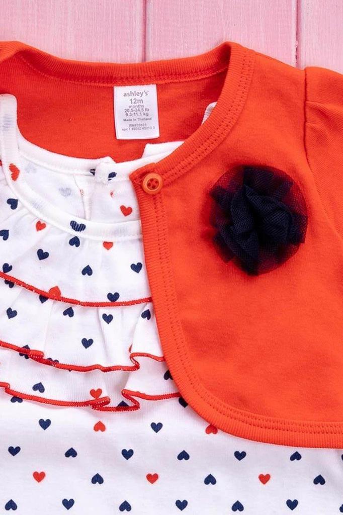 Set for Girls: Short Sleeve Bolero, Tunic and Leggings, Laura Ashley Cotton (55886)