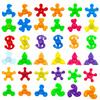 18Pcs Mini Fingertip Gyro Spinner Colorful Spinning Toys For Kid Party Favor Toys Rotating Gyroscope Decompression Funny Gifts