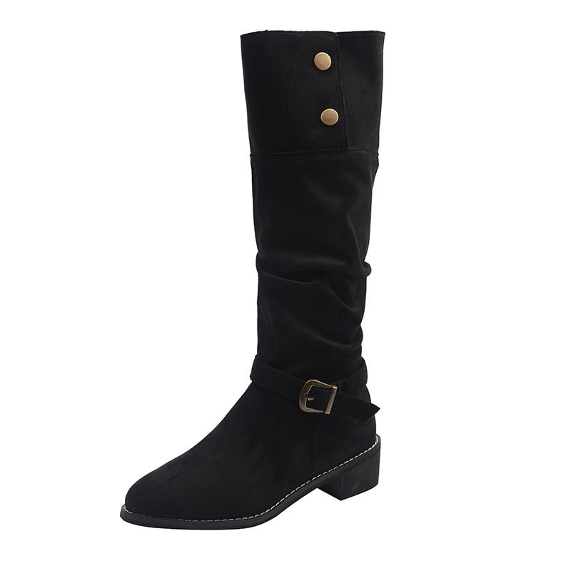 Fashion 2025 Fashionable High-quality and Versatile Boots Women's Autumn Winter Style Fashionable Boots Rubber Outsole