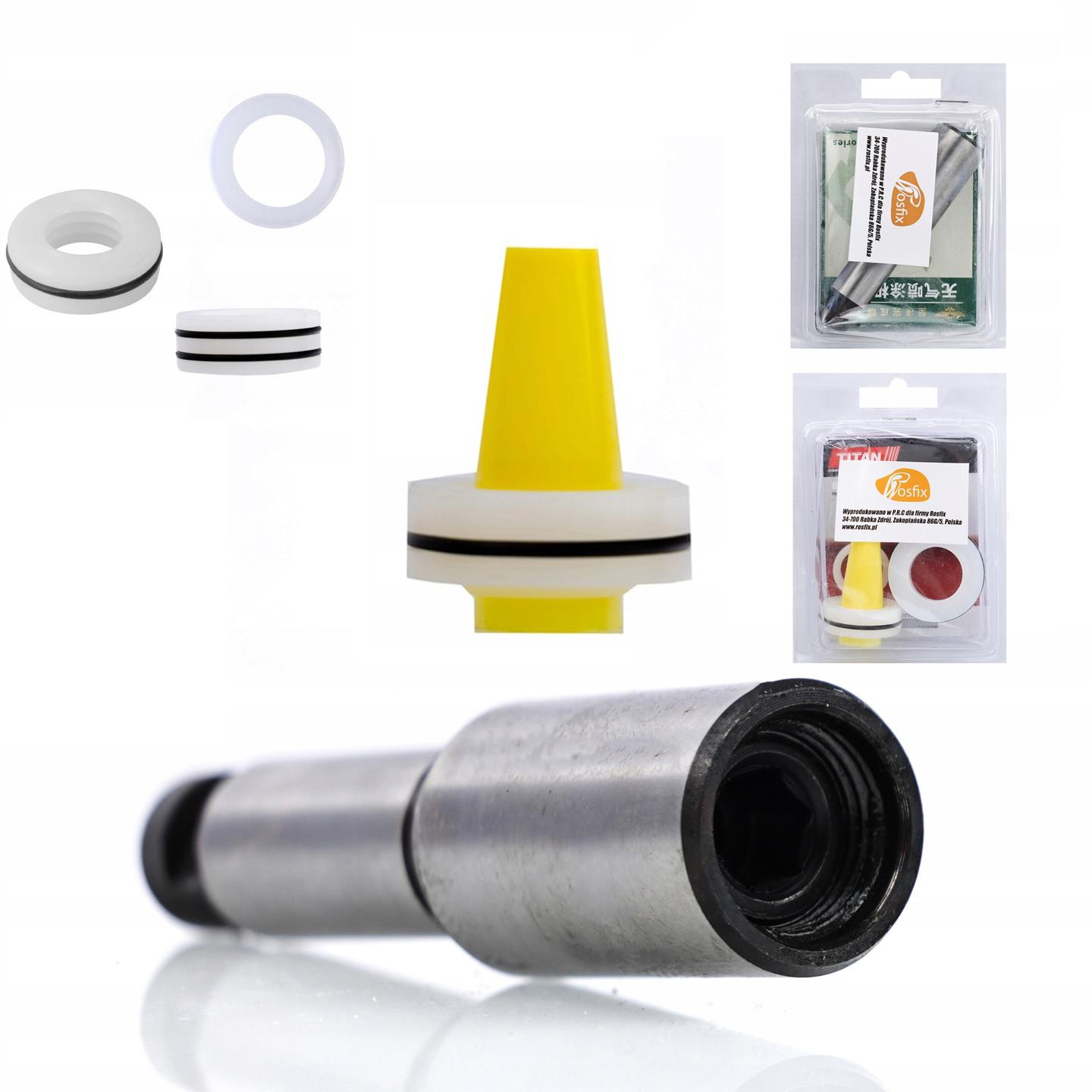 

Rosfix Zestaw Naprawczy z Tłokiem do Agregatów Malarskich – Kompatybilny z Titan 340, 440, 450, 640, 650 | Wysoka Jakość Metali | Długa Żywotność