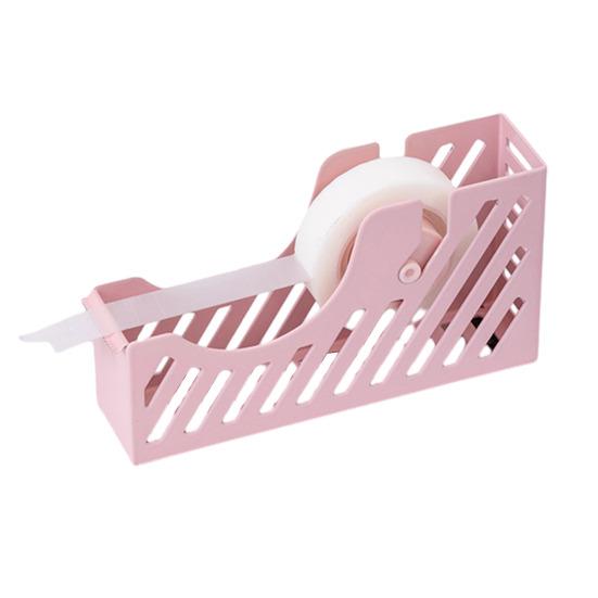 Portable Tape Holder Lightweight Sturdy Iron Desktop Tape Dispenser Minimalist Design Office Desk Accessories