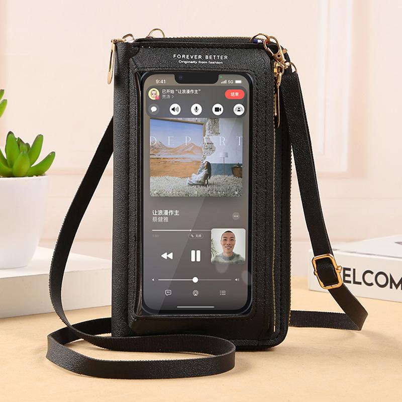 Touch Screen Phone Bag Crossbody Bags Women  Multifunctional Shoulder Wallet Mini Women's Bag Mobile Wallet Card Holder New