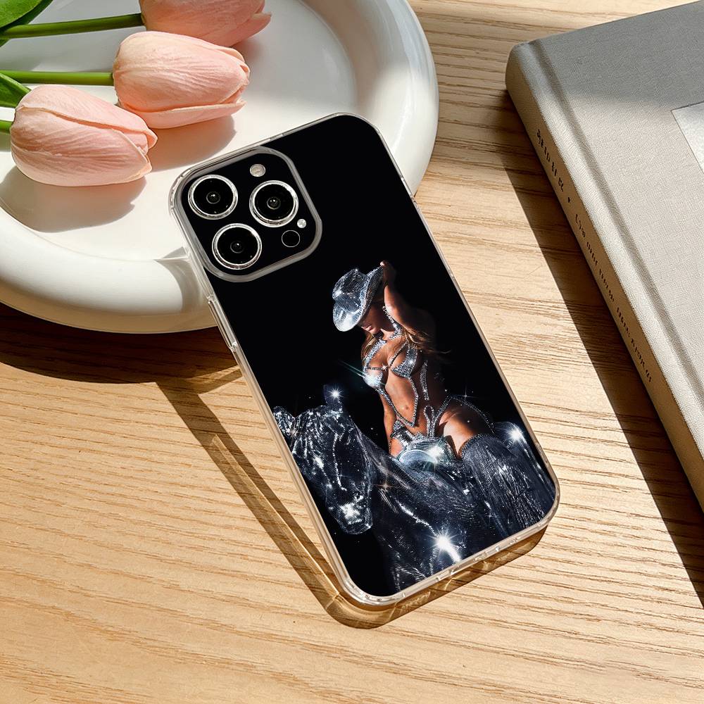 C-Cowboy C-Carter B-Beyonce Phone Case For iPhone 17 16 15 14 13 12 11 Mini Pro Max Plus Transparent Cover