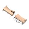 2Pcs Watch Strap Connectors Compatible for Samsung Galaxy Watch4 Watch4 Classic Smartwatch Strap Metal Link Attachment