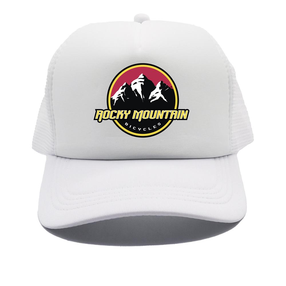 Rocky Mountain Bike Trucker Cap Unisex Funny Rocky Mountain Hat Baseball Cap Cool Summer Unisex Mesh Net Caps