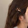 Cute Little Bear Velvet Hair Clips for Women New Side Bangs Clip for Girls Broken Hair Duckbill Clip Versatile Hair Accessory