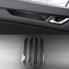 4PCS Real Carbon Fiber For Mazda CX-5 2017 2018 Window Door Panel Cover Trim