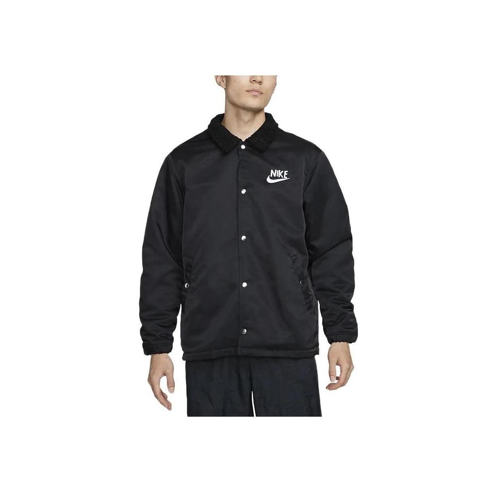 Nike Sportswear Lined Winterized Coach Jacket Black Men DQ4192-010