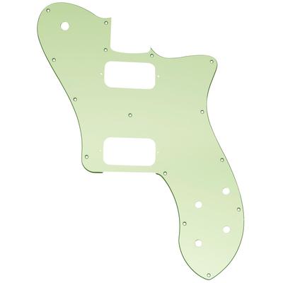 Musiclily Pro 15-Hole Telecaster Pickguard for Fender Mexican 72 Tele Deluxe Electric Guitar with 2 Ham Mounts, Mint Green, 3-Piece Set