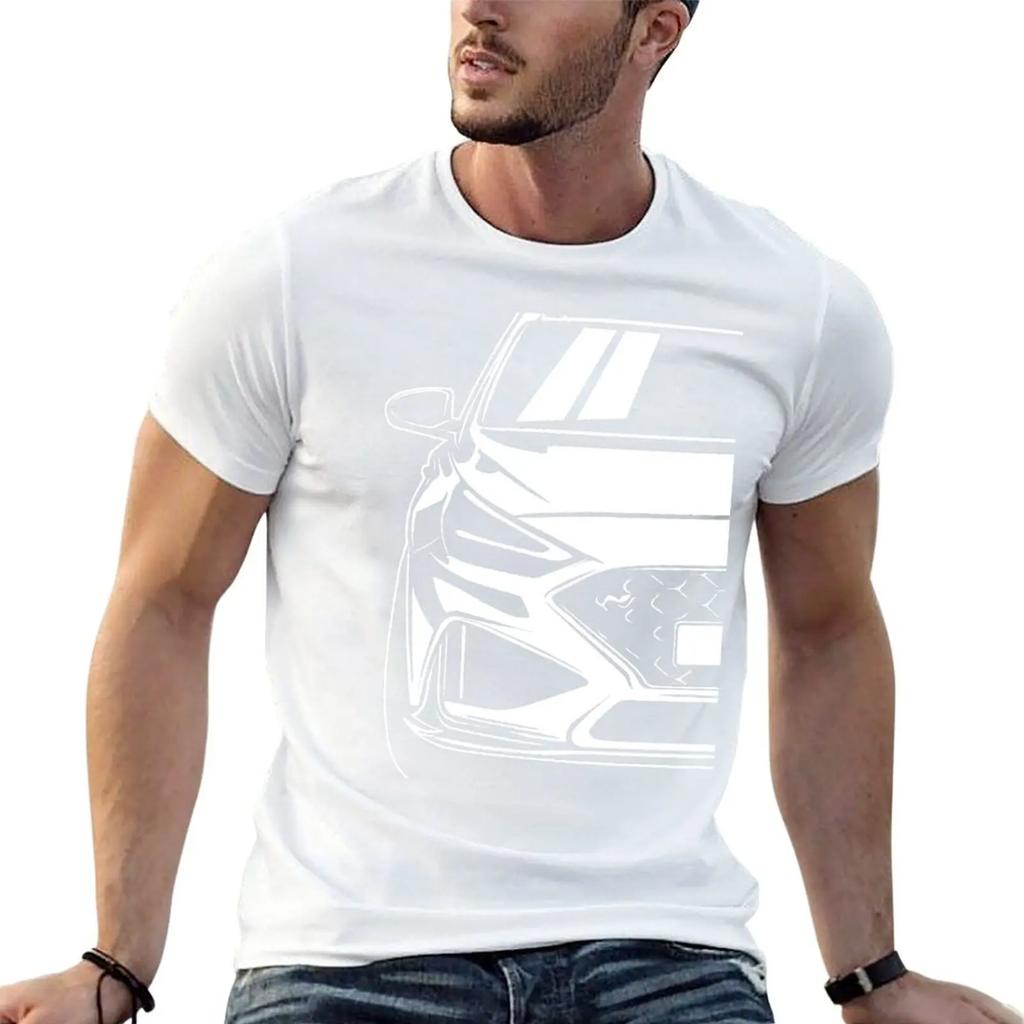 Car Illustration of a i30N i30 T-shirt anime clothes summer tops kawaii clothes clothes