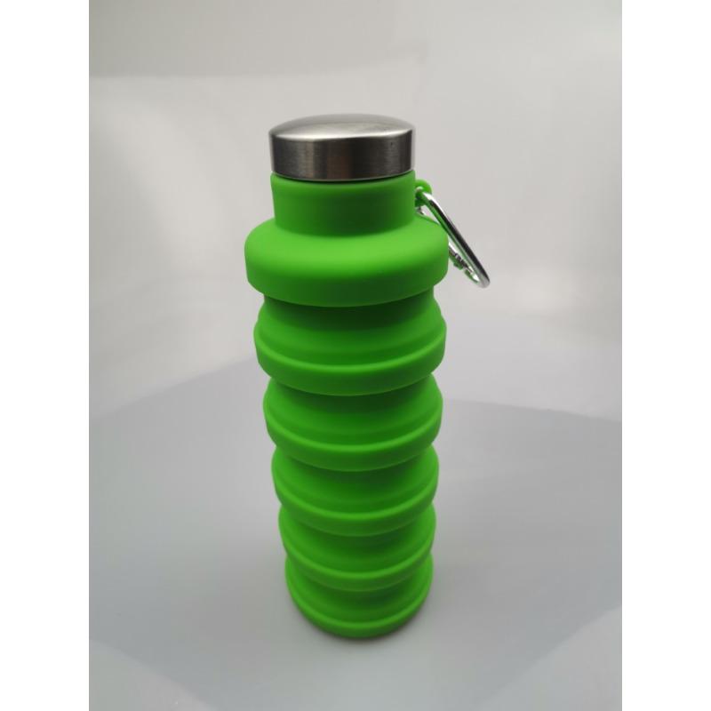 500ml Creative Silicone Folding Kettle Running Fitness Portable Compressed Outdoor Sports Cup