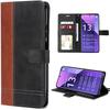 Case - E.F.CONNECTION - For Xiaomi Redmi Note 13 Pro+ 5G - Two-Tone Leather Effect - Card Holder - Hands-Free Stand