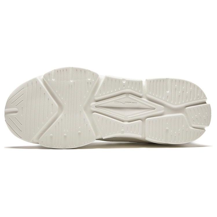 ANTA Men's Life Series Retro Chunky Dad Shoes Ivory White Light Grey 912338821-6