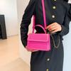 New Korean Style Trendy Small Square Bag Fashionable Simple Handbag Casual Personalized Shoulder Bag Retro Crossbody Bag