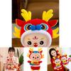Tang Costume Dragon Doll 2024 New Year Mascot Plush Toy Red New Year Gift Dragon Year Mascot