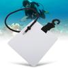 Plastic Underwater Writting Slate Handwriting Plate Notebook Gear Board with Replaceable Pencil