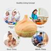 Creative Wood Grain Air Humidifier Quiet Cool Mist Air Purifier Essential Oil Diffuser  Indoor