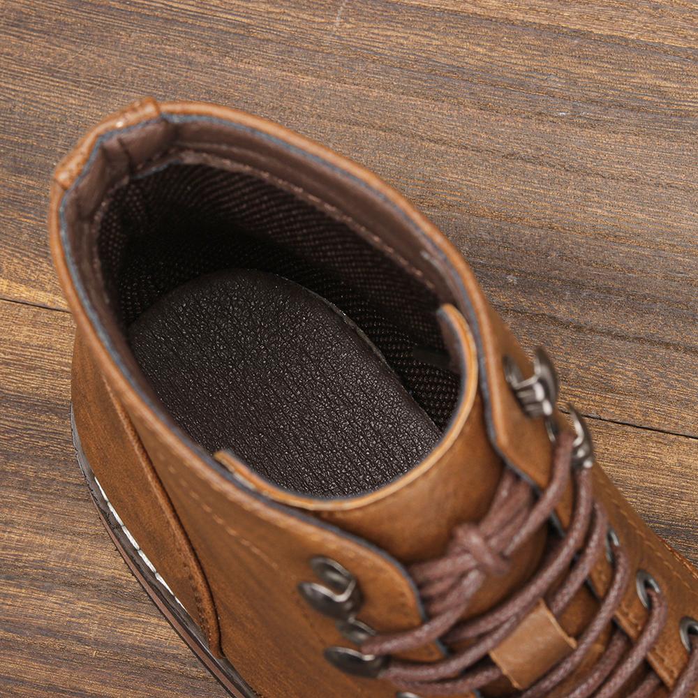 Men's Classical Leather Ankle Boots Comfortable Spring Fashion Men Boots