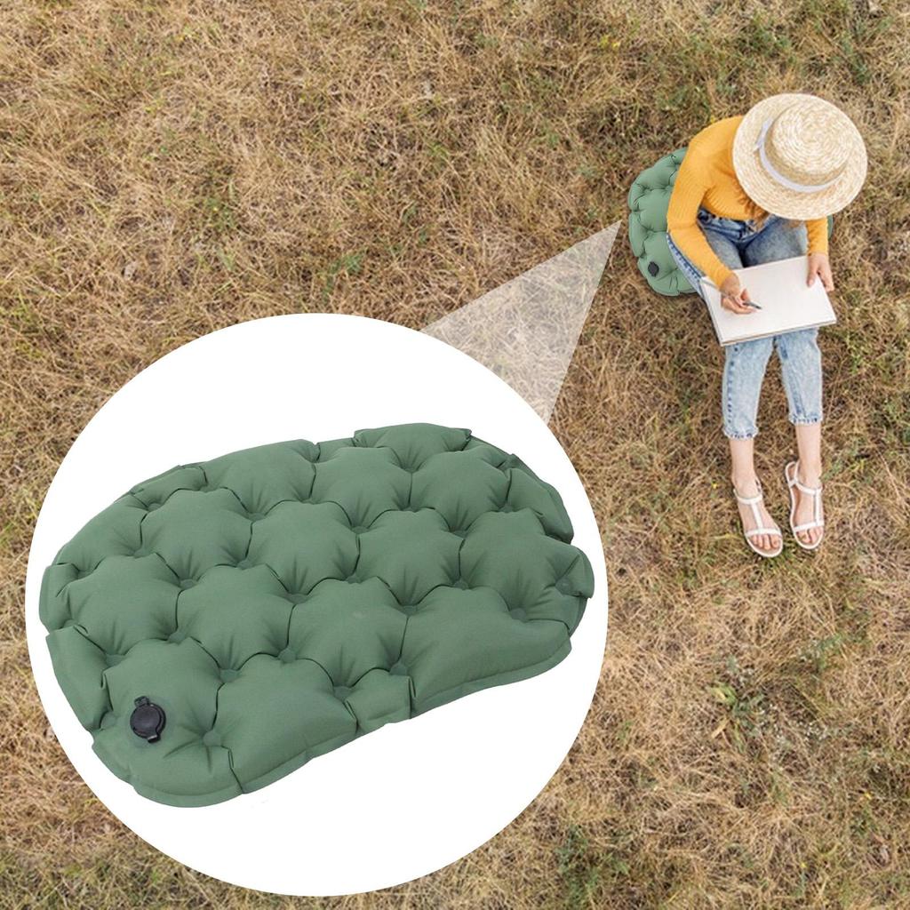 Inflatable Seat Cushion For Air Travel Portable Inflatable Stadium Seats Lightweight Sitting Pad For Stadium Pregnancy Travel