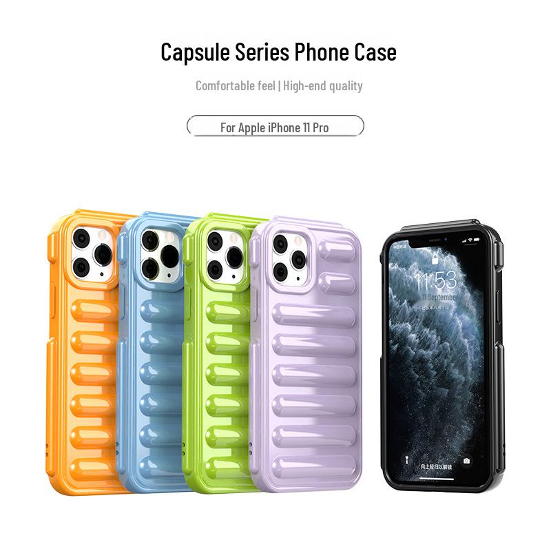 

Прозрачный защитный чехол от падения для Apple 11 Pro - подходит для iPhone 11 Pro Чехол для мобильного телефона Apple iPhone 11 чёрный