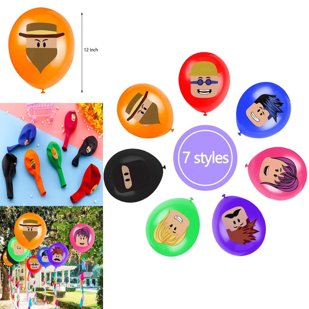 Perfectly Designed Roblox Birthday Party Decor Set For Boys With Latex Balloons