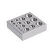 Block Jewelry Dapping Square Steel Making Tool Steel Texture Jewelry Stamping Plate Metalworking Block For Jewelry
