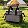 Insulated Lunch Bag with Adjustable Strap Large Capacity Cooler Tote Water-Resistant Bento Lunch Bag for Outdoor Camping Picnic Travel