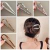 Geometric Acetate Hairpin Headwear Chinese Style Hair Fork Creative U-shaped Hair Stick Daily