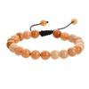 Leisure and Fashion Series Hand Chain Natural Stone Jade Mix and Match Weaving Bracelet Ornaments Gift