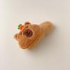 Flocking Capybara Hair Ring Funny Barrettes Hair Accessories Plush Claw Clip  Party
