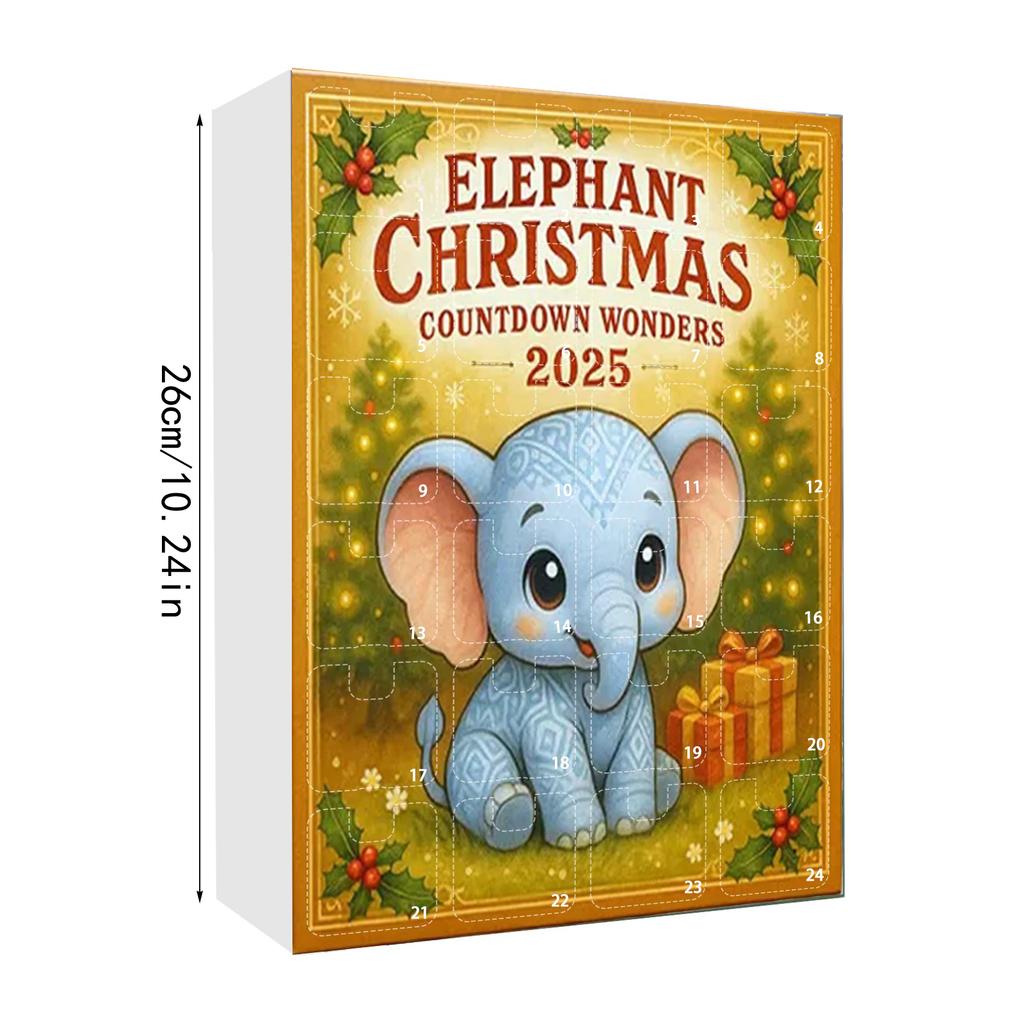 Advent Calendar 2025 24 Days Countdown Ornaments Christmas Decoration Surprises Ideal Christmas Gift Suitable for Boys And Girls