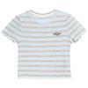 Betu Women's Striped Embroidered Short Sleeve T-Shirt